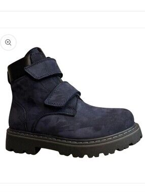 Boys Leather Snow Boots With Fur Lining